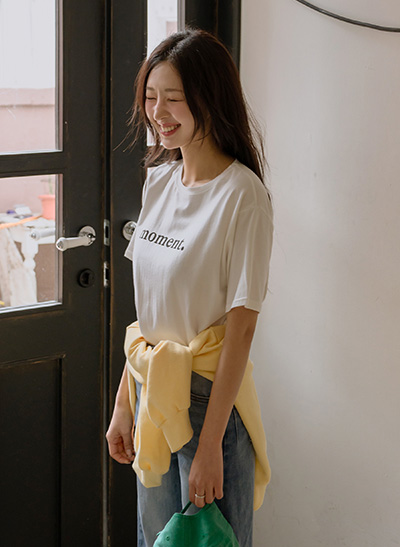 Moment Soft Moist Short-sleeved Tee