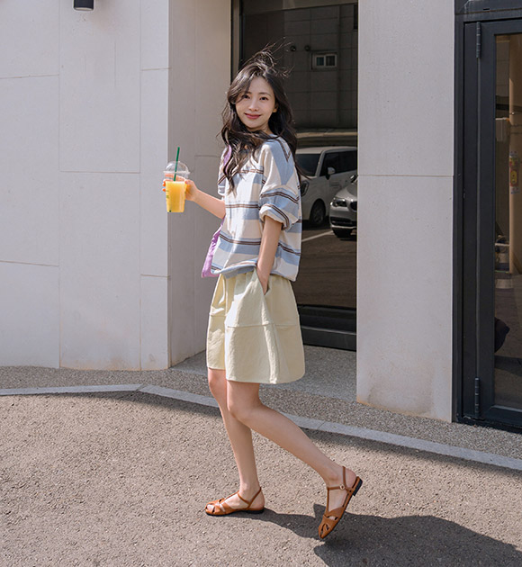 Koi Voluminous Panel Midi Skirt