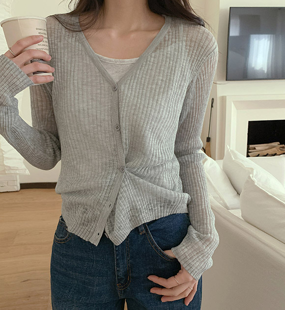 Day Sheer Look Cardigan