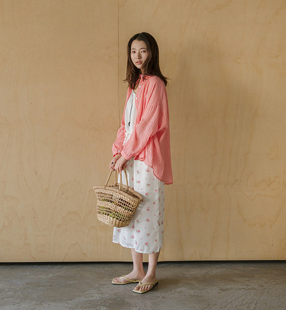 Silky Floral Mood Skirt