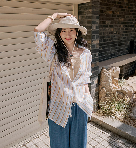 Multi-stripe Summer Cool Shirt