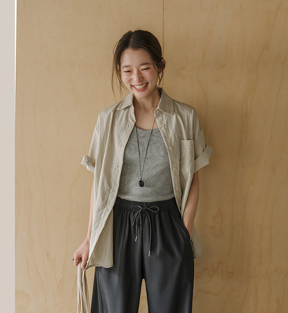 Loose Fit Short-sleeve Shirt