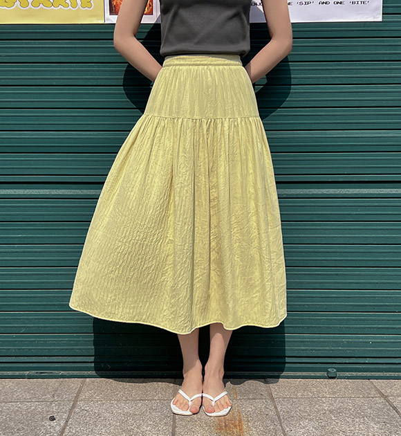 Sunday Back-banded Tiered Skirt
