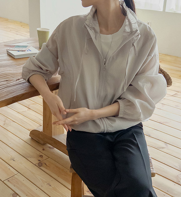 Airlight String Windbreaker Jumper