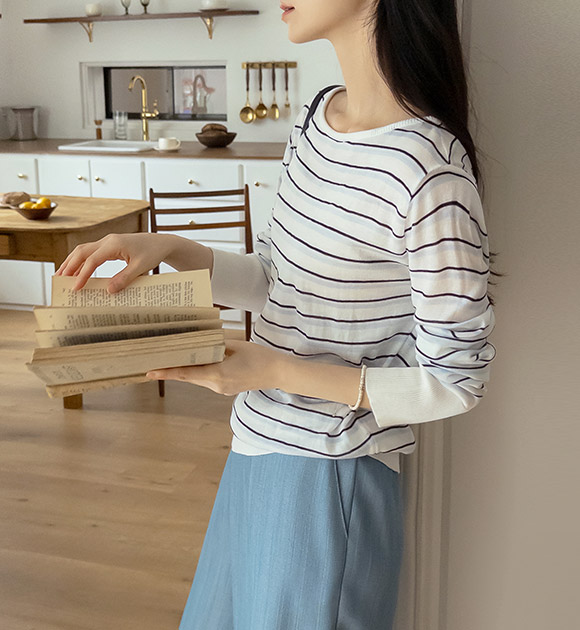 Rica Boatneck Stripe Knitwear