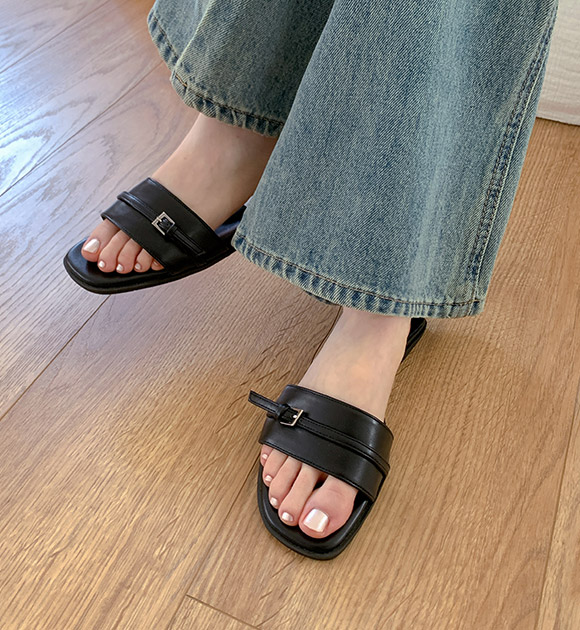 Modern Belted Slippers