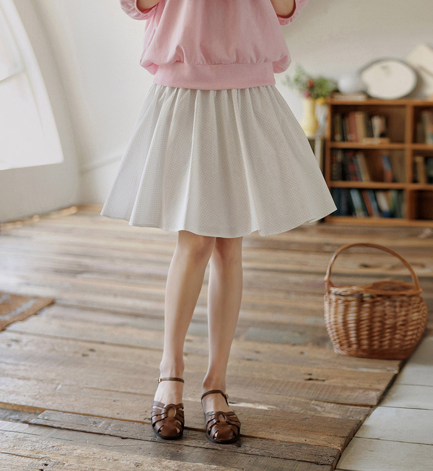 Nive Smoke Banded Skirt