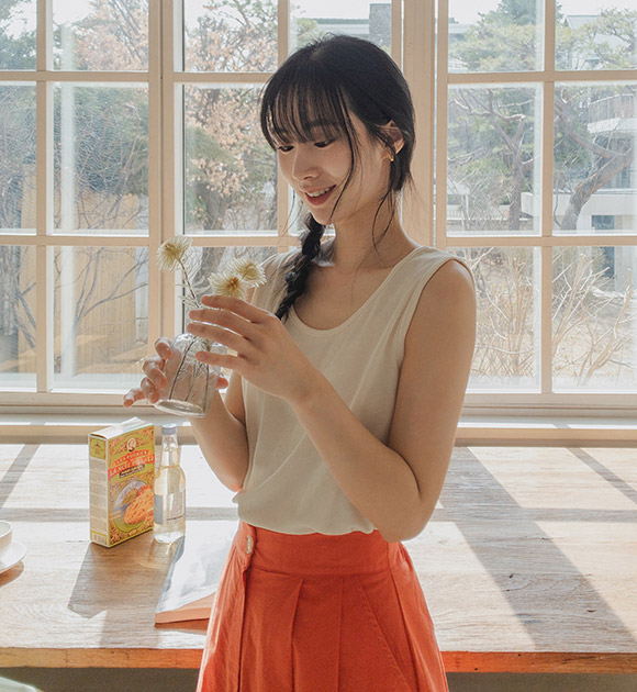 [JUST BETTER] Weekly two-way tank top