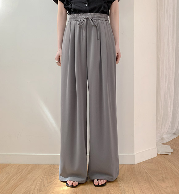 Cloud Cool Wrinkle-free Flowy Banded Pants