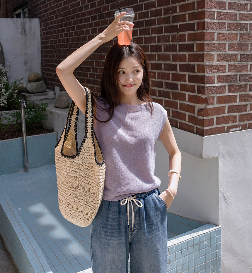 Beary Hanji Knit Sleeveless