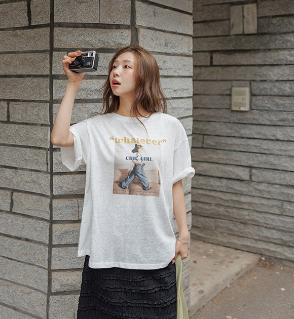 Whatever Loose-Fit Graphic Tee