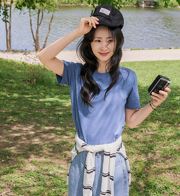 Cool Functional Airy Basic Short-Sleeve T-Shirt