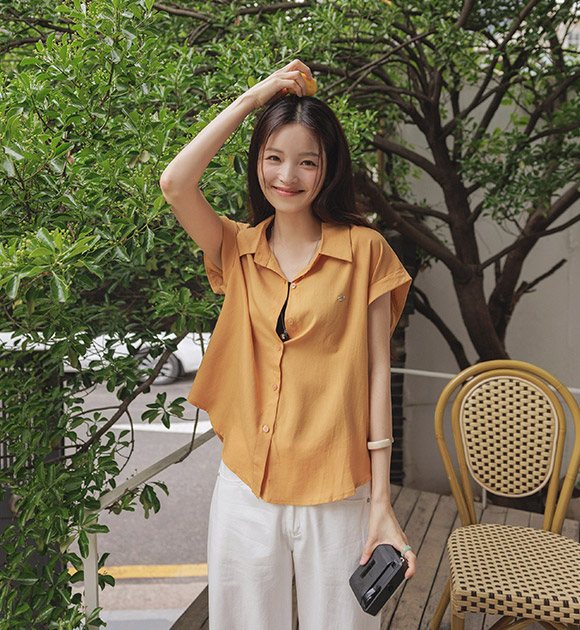 Epi Tencel 100% Pendant Roll-Up Shirt