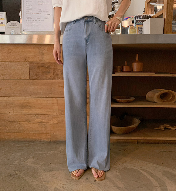 Super Stretch Lyocell Bootcut Jeans (Basic/Long)