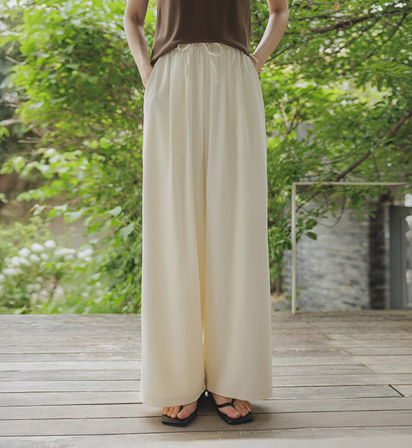 Ice Cool Wrinkle-free Banded Pants (Short/Long)