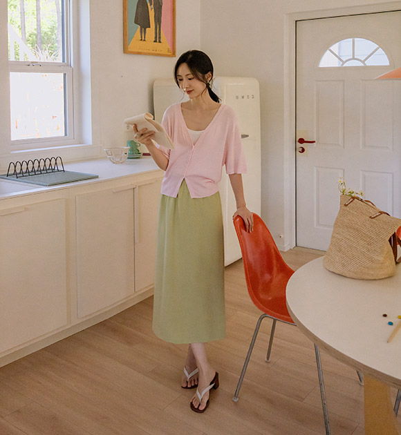 Mono Stretchy High-Tension Banding Skirt