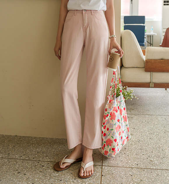 [❄️Color Baggy Fit/Reopening] Ice Tencel Color Baggy Pants (Short/Basic/Long)