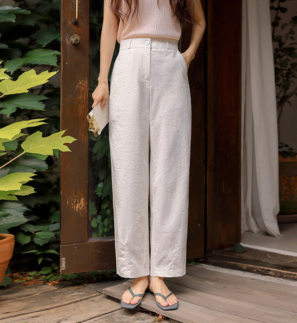 Slow Semi-Baggy Back Banded Pants