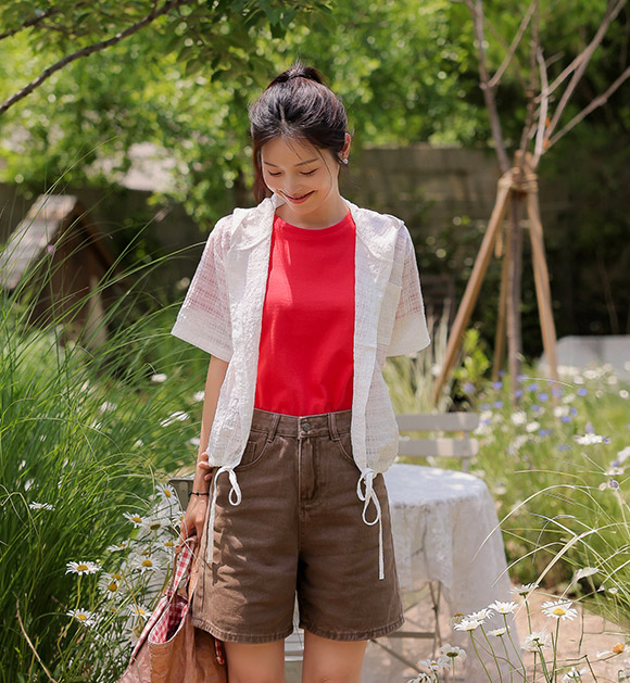 Sun-Protective Check Hooded Shirt Jacket