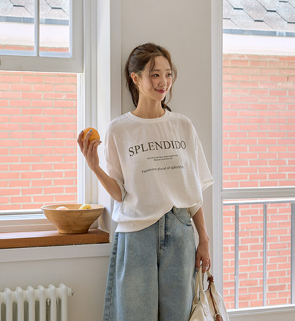Splin Linen Sweatshirt Tee