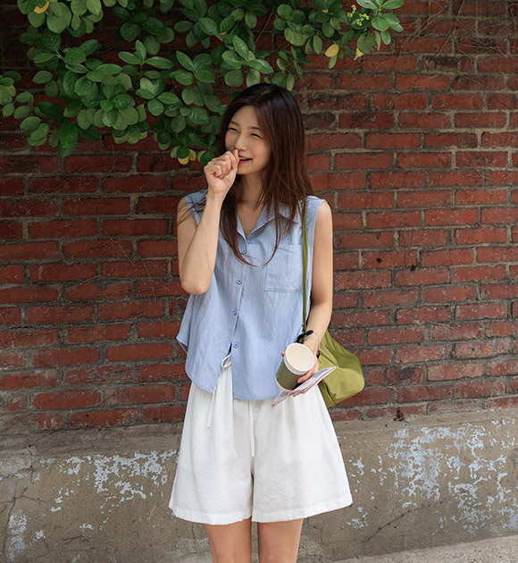 Classic Rayon Sleeveless Shirt