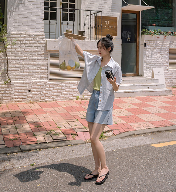 Jude Embroidered Puff Sleeve Shirt