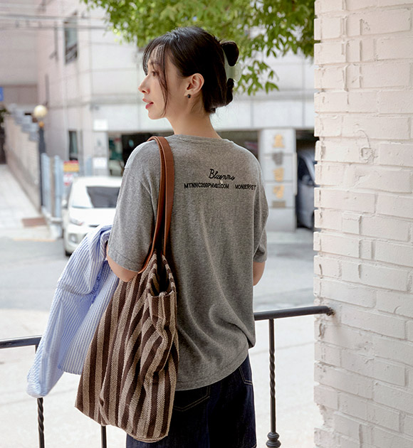 Hera Back-Detail Slub T-Shirt