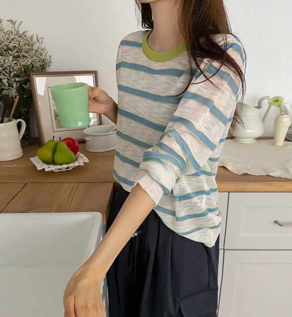 Sun-Protect Color-Block Relaxed-Fit Knitwear