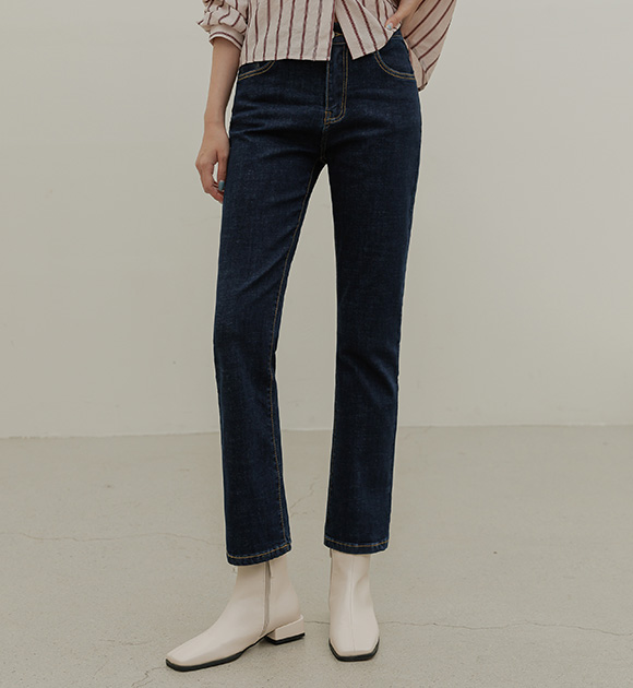 Honeyspan Indigo Straight jeans(Short/Basic/Long)