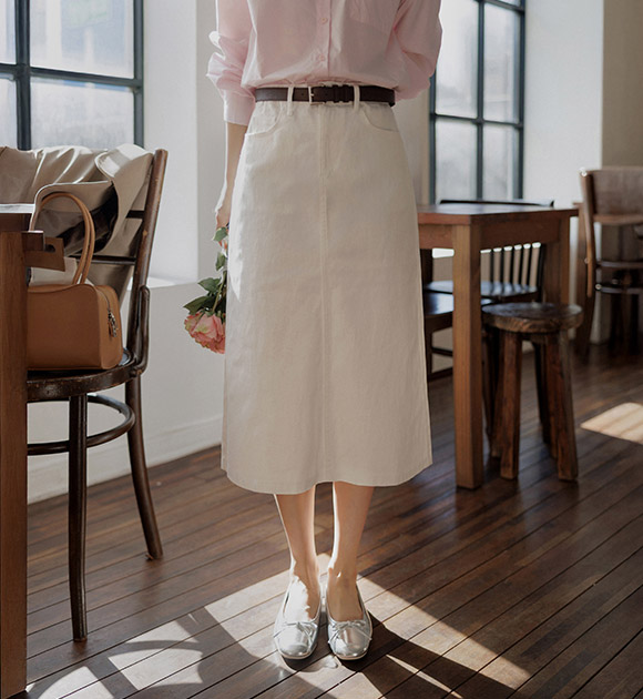 [🏆No. 1 Best-Selling Skirt🏆] Cover A-Line Soft Banded Skirt (Short/ Long)