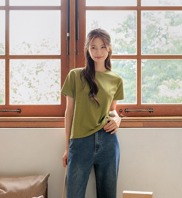 Soft Modal Stretch Short-Sleeve T-Shirt