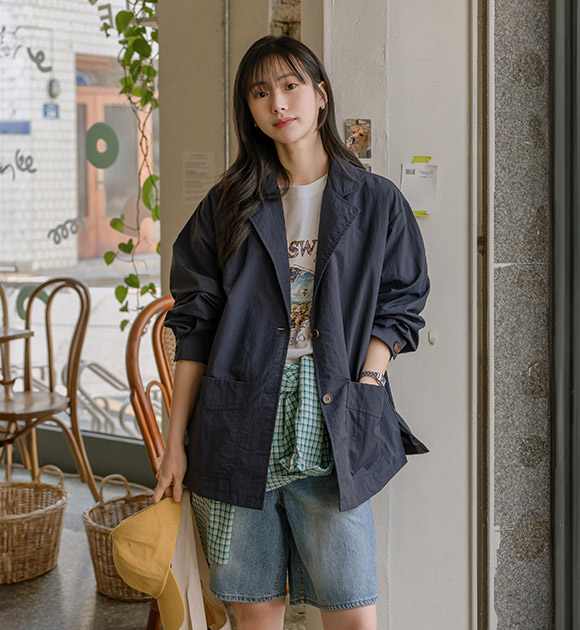 [🏆 #1 Best-Selling Outerwear/ Editor’s Pick] [JUST BETTER] Feminine Collar Safari Jacket