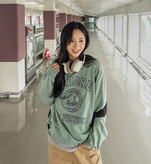 [JUST BETTER] Jadore Loose-fit Sweatshirt
