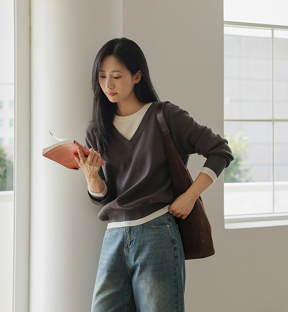 Two-in-One Layered Knitwear
