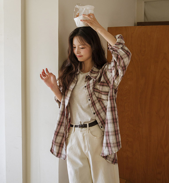 Flannel Touch Checkered Shirt