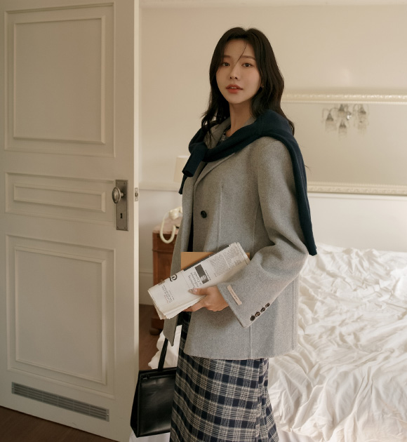 [HANDMADE] Essential Loose Fit Wool Jacket