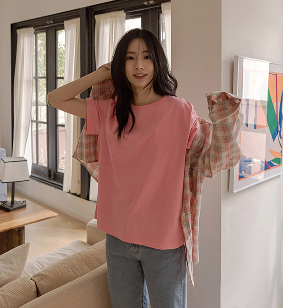 [🏆No. 1 T-shirt seller/highest reviews] [JUST BETTER] 365-day washable short-sleeved shirt