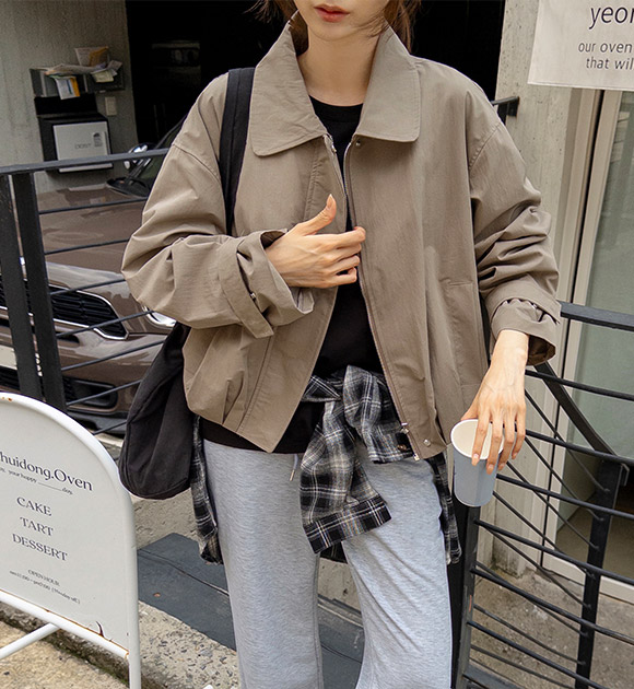 Urban Pintuck Collar Jacket
