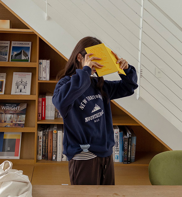 Mountain Slit-Label French Terry Sweatshirt