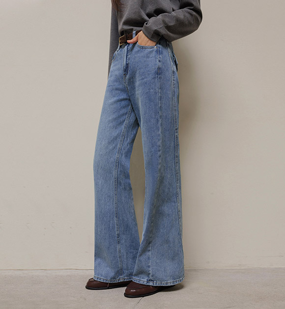 Ring Denim Premium Seamed Bootcut Jeans (Short/Long)