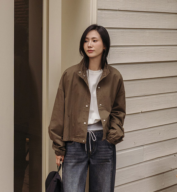Rope Hem-String Field Jacket