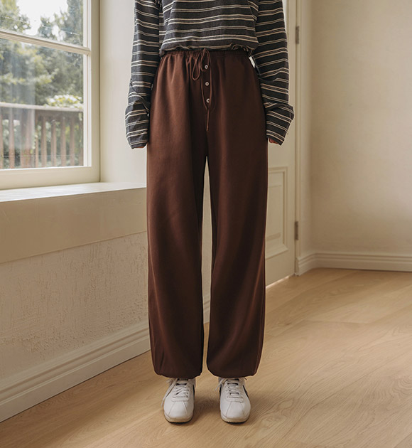 Super Comfy Button Jogger Pants