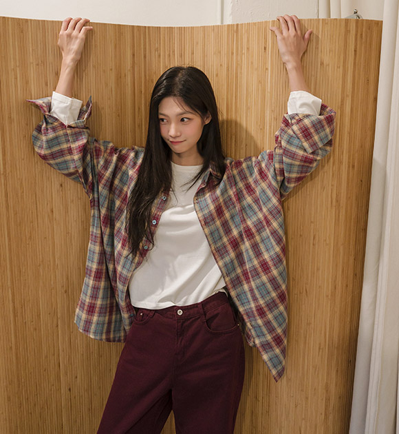Toast Vintage Relaxed-Fit Check Shirt