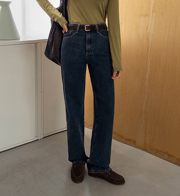 Slim Balance Semi-Wide Jeans (Short/ Basic /Long)