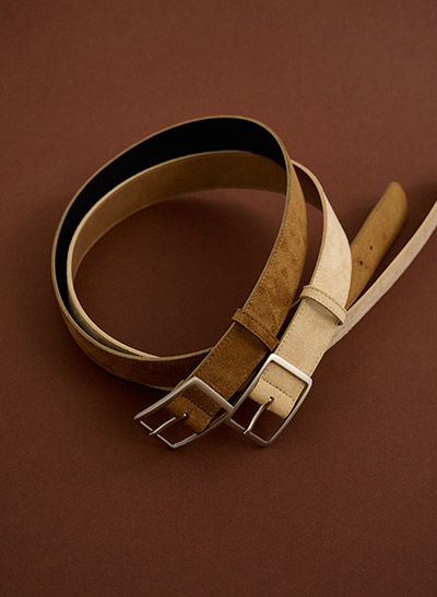 The Simple Suede Belt