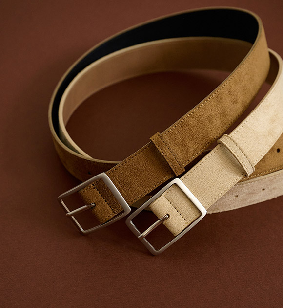 The Simple Suede Belt