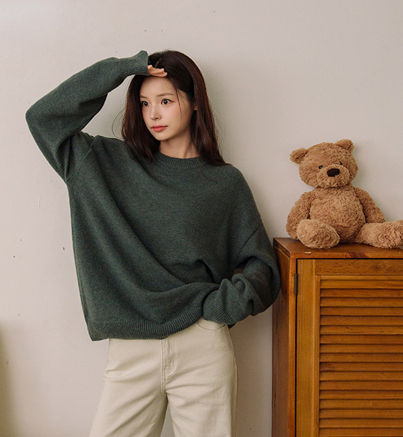 Coty Cash Round-Neck Wool Knitwear