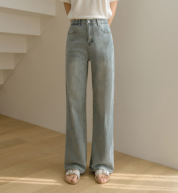 [Reopening FINAL-STOCK Item✨] Cotton & Denim Wide spandex pants(short/long)