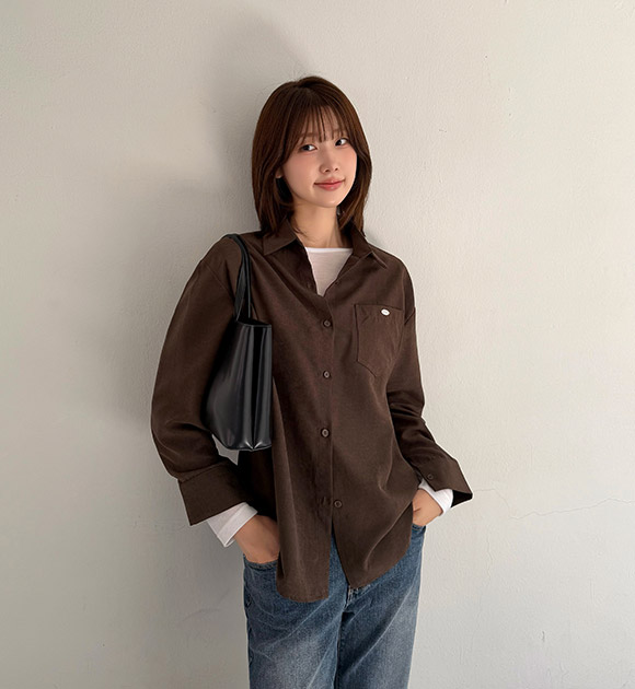 Roha Pendant Peach Shirt