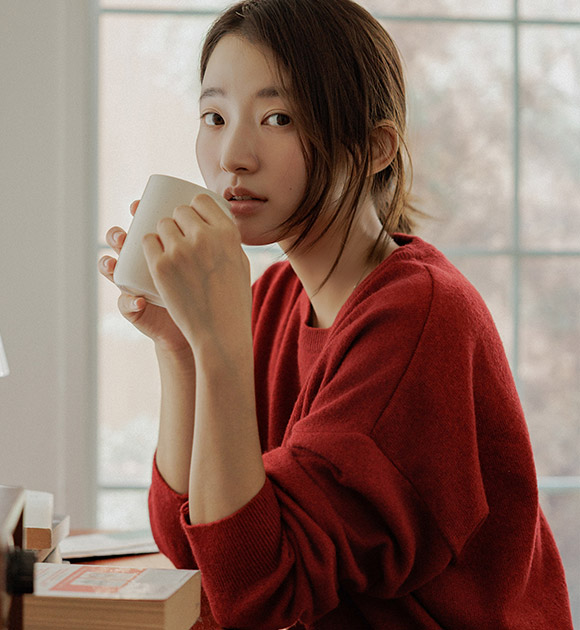 Kinda Relaxed-Fit Round Wool Knitwear